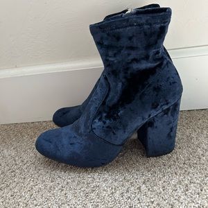 Steve Madden Velvet Booties